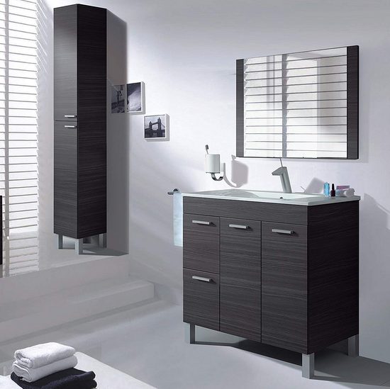 arredo_bagno_a_terra_80_cm_grigio__1560939697_651 Arredo bagno modello Active cm 80x80xH45 cm grigio scuro lavabo in ceramica e piedini