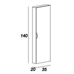 Arredo Bagno Angel angoli stondati da 80 o 100 cm disponibile nei colori bianco lucido o rovere soft lavandino mineralmarmo bianco opaco