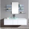 Sofia 140cm modern bathroom furniture cabinet with countertop sink OFFER