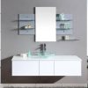 Mobile arredobagno moderno Sofia 140cm con lavabo d'appoggio OFFERTA