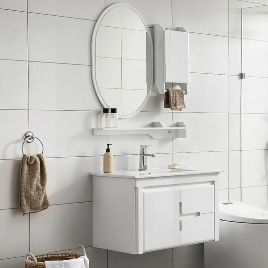 arredo_bagno_sospeso_moderno_cm_80_bianco__1580811677_126 Modern 80cm wall-hung bathroom furniture 1 door 2 drawers with complimentary faucet Brenda model