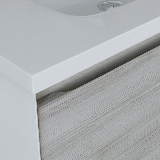 Very furniture hanging bathroom cabinet available 74 or 100 cm with washbasin and front drawer