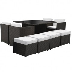 arredo_esterno_beth_nero_tavolo_sedie_pouf_aperto__1598540682_276 Outdoor set with table and chairs model Beth available in black with white cushions