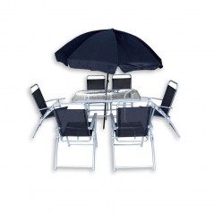 arredo_jane_esterno_tavolo_sedie_ombrellone_giardino_relax__1598358911_621 Outdoor set with glass table chairs with armrests and umbrella Jane model