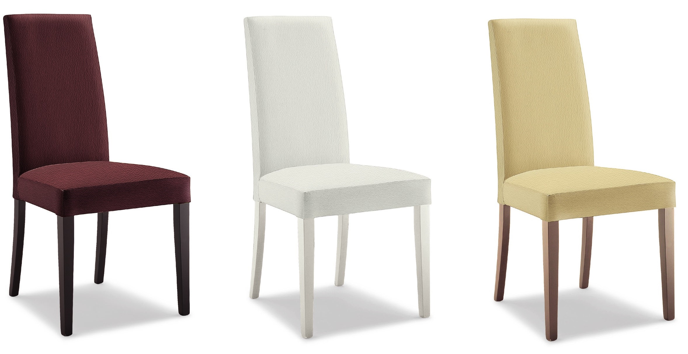 Furniture Bea model chair upholstered faux leather in different colors modern style