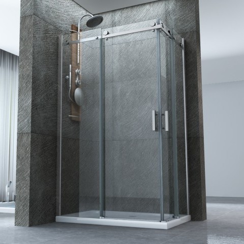 Box Doccia 8mm porte scorrevoli misure 70x90 70x100 70x120 80x120 100x100 H195 B24