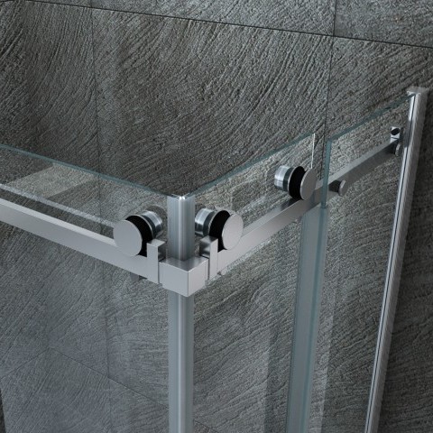 Box Doccia 8mm porte scorrevoli misure 70x90 70x100 70x120 80x120 100x100 H195 B24