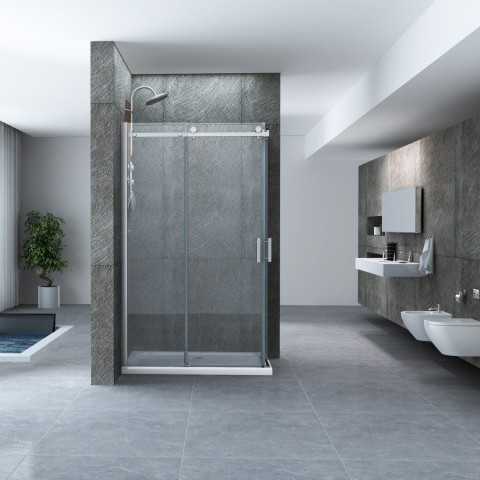 Box Doccia 8mm porte scorrevoli misure 70x90 70x100 70x120 80x120 100x100 H195 B24