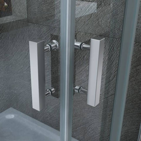 Box Doccia 8mm porte scorrevoli misure 70x90 70x100 70x120 80x120 100x100 H195 B24