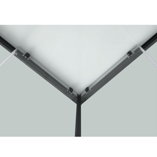 Cabina idromassaggio 90x90 o 80x120 cm con profili neri e sistema Quick Line CA83