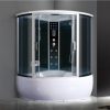 Hydromassage shower box with 150×150 tub and Turkish bath CA63