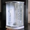 Multifunctional Hydromassage Shower Box with Sauna and Chromotherapy 110x110 9 jets multifunctional 2 places CA02