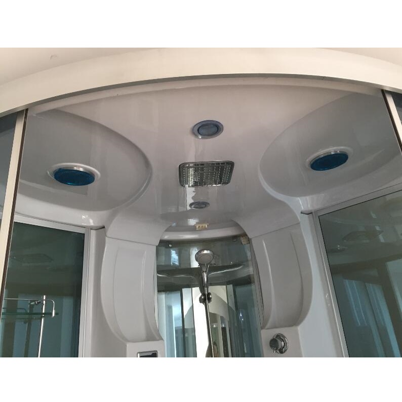 150x150 whirlpool cabin with corner bath for 2 people CA77