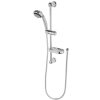 Up and down model mixer, Faucet with adjustable jets shower head and brass rod MD002