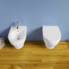 Suspended sanitary wc with soft-close coverwc and bidet model Monaco