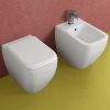 Flush wall sanitary ware modern style technical curve included Sagittario model