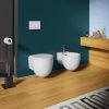 Sanitari salvaspazio sospesi bidet e wc con copriwater a chiusura rallentata modello Vallelunga