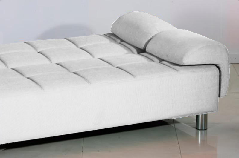 Faux leather sofa bed 200x140 2 colors available model Angelica