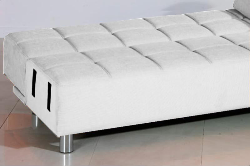 Faux leather sofa bed 200x140 2 colors available model Angelica