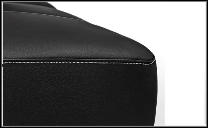 Faux leather sofa bed 180x108x40 in two colors with anti-tip system model Erica