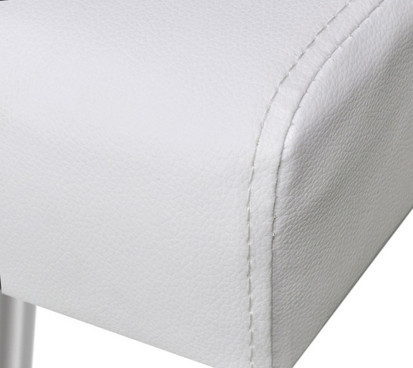 Divano letto ecopelle 167x94x31 reclinabile braccioli inclusi modello Jenny