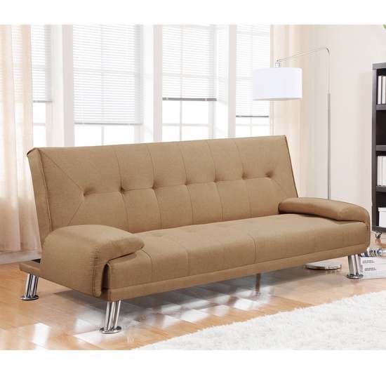 Faux leather or microfiber sofa bed 194x110 in 4 colors reclining sofa with armrests included Sibyl model