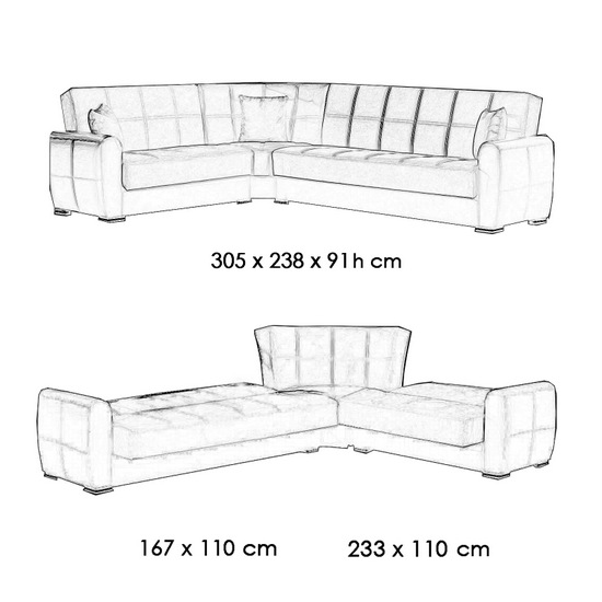 divano_miriam_angolare_letto_contenitore_305cm_scheda_tecnica__1623422125_670 Sofa bed 305x238 Miriam with reversible peninsula reclining backs black faux leather and gray microfiber