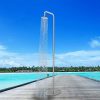 Stainless steel outdoor cold water shower MD011