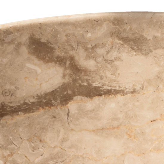 Handcrafted 35 cm marble stone sink in 2 colors LV51