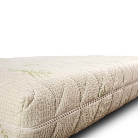 Materasso memory Ylang modello Madagascar con doppio strato waterfoam antiacaro ortopedico ergonomico Made in Italy