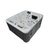 Mini piscina idromassaggio 208x175 cm con 26 ugelli cromoterapia e ozonoterapia MI029