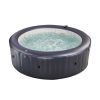 Mspa 204cm mini inflatable pool, 131 whirlpool nozzles suitable for 6 people PG021