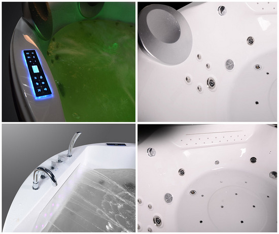 mini_piscina_full_optional_200x200_dettagli__1556619238_459 Mini whirlpool pool 200x200cm 37 water and air jets bluetooth and heater included MI002