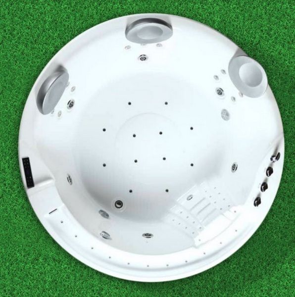 Mini piscina idromassaggio circolare 200x200cm con 29 getti MI006