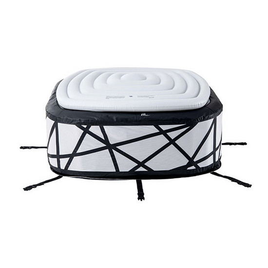 Minipiscina 185x185 sistema autogonfiante idromassaggio 132 getti PG017