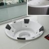 Mini Round Whirlpool 180x91H cm 30 jets ozone therapy MI020