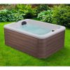 3-seater mini whirlpool with 16 jets and ozone chromotherapy and bluetooth MI016