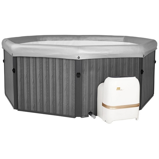 Mini piscina idromaggio da 193x73 spa relax con generatore di ozono MI023