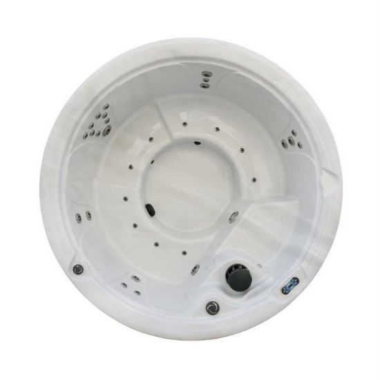 Mini piscina rotonda da 208 cm con 33 getti idromassaggio e sanificatore UV MI021