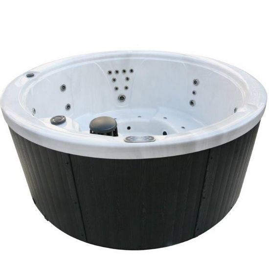 Mini piscina rotonda da 208 cm con 33 getti idromassaggio e sanificatore UV MI021