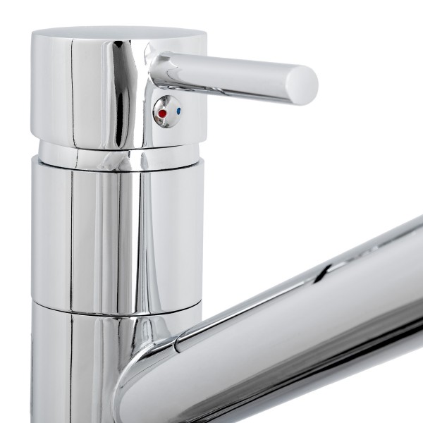 Rubinetto per cucina monocomando in ottone cromato modello RB5000