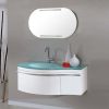 Arredo bagno moderno Taunus 100cm con lavabo in cristallo OFFERTA