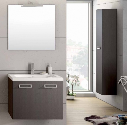 Arredo bagno mobile LINE da 60 cm o 70 con lavabo