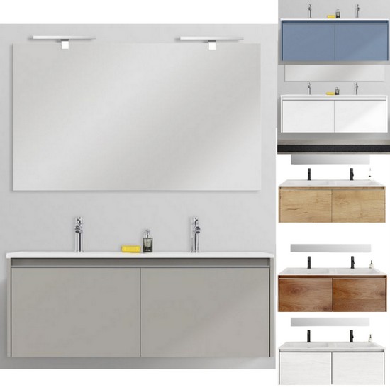 mobile_bagno_doppio_lavabo_moderno_sospeso_colori__1638895984_810 Arredo bagno stile moderno Yang 120 cm sospeso doppio lavandino mineralmarmo in MDF in 6 colorazioni