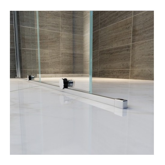 Parete per doccia vetro trasparente 8 mm misure 120 140 160 e 180 cm H200 con anta scorrevole PT29