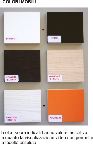 Hanging bathroom furniture complement available in multiple colors from 35x70hx20 cm