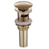 Standard click clak bronzed drain for wash basin or bidet