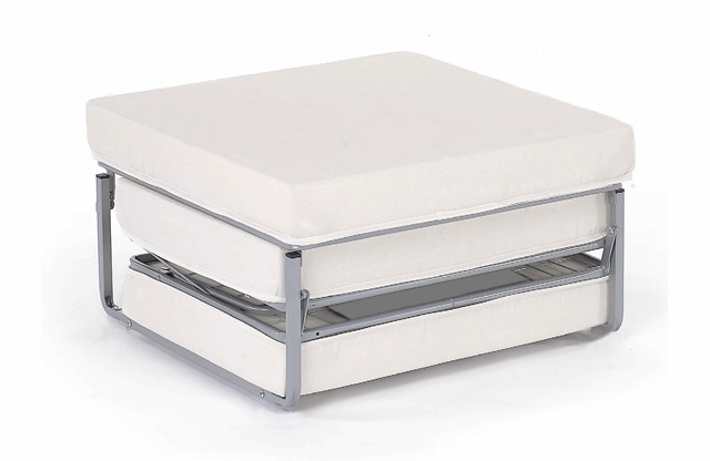 Pouf letto moderno 72x45x73 in 3 colori modello Venezia