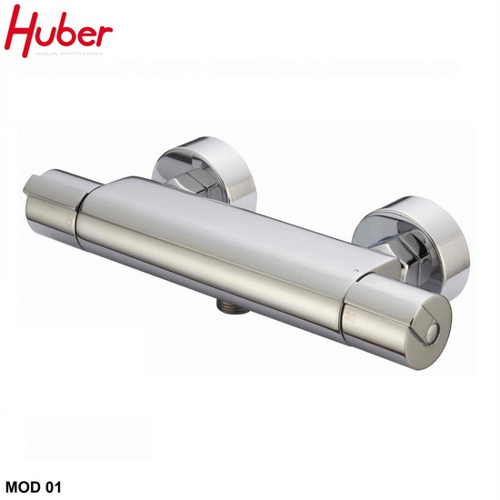 Huber brand thermostatic shower faucets in two versions RB113