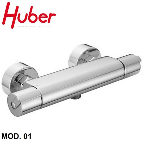 Huber brand thermostatic shower faucets in two versions RB113